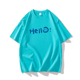 Nasa T Shirt Short-Sleeved T-Shirt Summer Men And Women Couple Cotton Loose