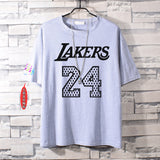 Basketball Sports T Shirt James No. 23 Kobe Short-Sleeved T-Shirt Men'S Loose