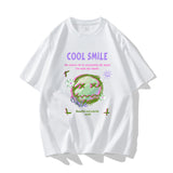 Nasa T Shirt Short Sleeve T-Shirt Men'S Summer Loose Half Sleeve Round Neck T-Shirt