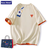 Nasa T Shirt Short Sleeve T-Shirt Summer American Couple Wear Half Sleeve