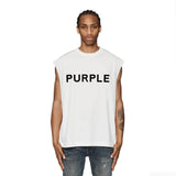 Purple Brand Tank T Shirts Sleeveless T-shirt Vest