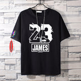 Basketball Sports T Shirt Basketball James 23 Kobe No. 24 Cotton Short-Sleeved T-Shirt Male Student Loose