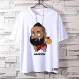 Basketball Sports T Shirt Nba Basketball Kobe James Curry Short Sleeve T-Shirt Male Student Loose