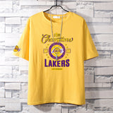 Basketball Sports T Shirt Nba Kobe No. 24 James No. 23 Short Sleeve T-Shirt Men Loose Leisure Sports