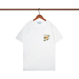 Casablanca T Shirts Crew Neck Loose Cotton Tee
