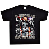 Basket Ball Star T Shirt Cade Cunningham Washed Distressed Printed T-shirt Short Sleeve Loose Wide