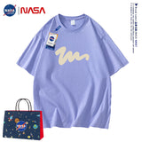 Nasa T Shirt Short-Sleeved T-Shirt Men'S Summer Loose