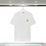 Casablanca T Shirts Portal Printed Cotton Loose Tee