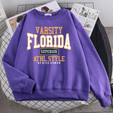 Trend Casual Woman Pullover Florida Superior Athl Hoodie
