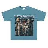 Film Star T Shirt Trendy Cotton Short Sleeve Loose round Neck Retro T-shirt