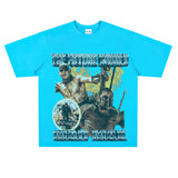 Film Star T Shirt European and American Classic Movie Crazy Max Loose Cotton American T-shirt