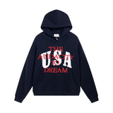 Rhude Hoodie Rhude USA Embroidered Printed Terry Hooded Sweater