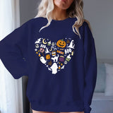 Halloween O-neck Sweatshirt Unisex Fashion
