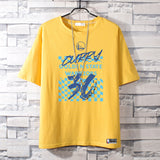 Basketball Sports T Shirt Curry Champion Pure Cotton Loose Short Sleeve T-Shirt Male Student Handsome Casual