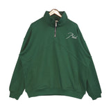 Rhude Hoodie Stand Collar Zipper Embroidery Stitching Sweater for Men and Women Autumn and Winter
