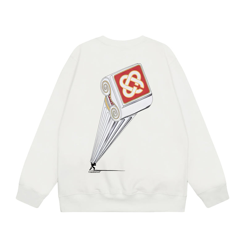 Casablanca Long sleeve T-shirt Print Crew neck Casual