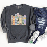 Writer Books Graphic Sweatshirt Girl
