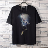 Basketball Sports T Shirt Casual Hundred Short-Sleeved T-Shirt Boys Handsome Warrior Curry Basketball Sports Top