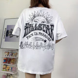Hellstar T Shirt Color Spiral Print Casual Loose