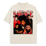 21 Savage T Shirts Loose Distressed T-shirts