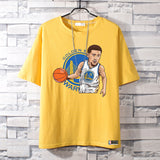 Basketball Sports T Shirt Summer Warrior Curry 3 Basketball Sports Breathable Short Sleeve T-Shirt Male Student