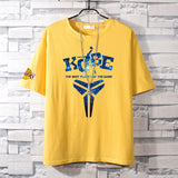 Basketball Sports T Shirt Nba Basketball Clothes Commemorative Kobe No. 24 Cotton Short-Sleeved T-Shirt Men'S Loose