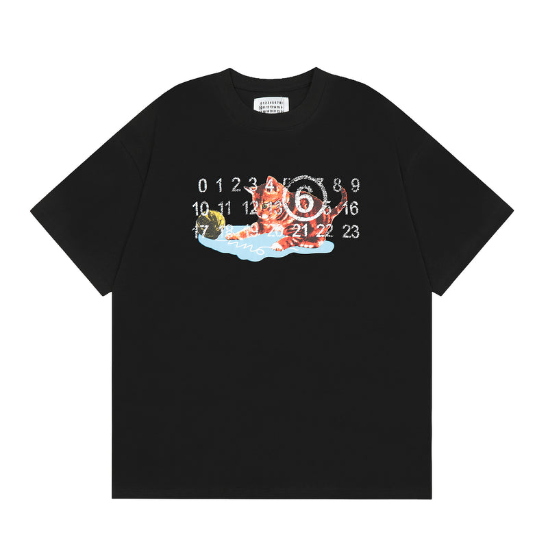 Maison Margiela T-Shirts Crew Neck Loose Short Sleeve T-Shirt