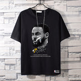 Basketball Sports T Shirt Basketball Sports Trendy Printed Short-Sleeved T-Shirt Men'S Loose