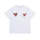 Off White T Shirts OW Cartoon Scorpion Pattern Crew Neck Pullover Short Sleeves