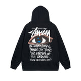 Stussy Hoodie Zip Cardigan Hooded Sweater