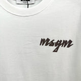 MSGM T-Shirt Coconut Tree Alphabet Loose Short Sleeve T-Shirt