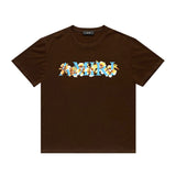 Amiri T Shirt Flower Print Casual Hip Hop Short Sleeve T-shirt