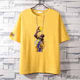 Basketball Sports T Shirt Nba Kobe No. 24 James No. 23 Short Sleeve T-Shirt Men Loose Leisure Sports