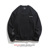 Men Pullover Hoodie Spring Sweater Men Loose Retro Casual