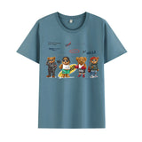 Basketball Sports T Shirt Cotton 2023 Summer Short Sleeve T-Shirt Men'S Casual