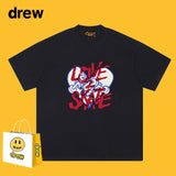 Drew T Shirts Cotton Short Sleeve Short Sleeve T-shirt Loose