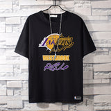 Basketball Sports T Shirt Summer Short-Sleeved T-Shirt Men'S And Women'S Nba Lakers Weishao Leisure Sports