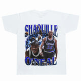 Basket Ball Star T Shirt Basketball Washed Distressed Printed T-shirt Retro Short Sleeve Hip Hop round Neck Loose