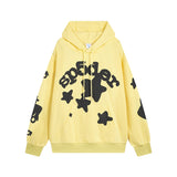 Sp5der Outfit:Hoodie/Sweatpants (Separate Purchase Options) Fleece-Lined Star Print