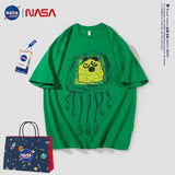Nasa T Shirt T-Shirt Men Summer Trendy Loose Half-Sleeve Top
