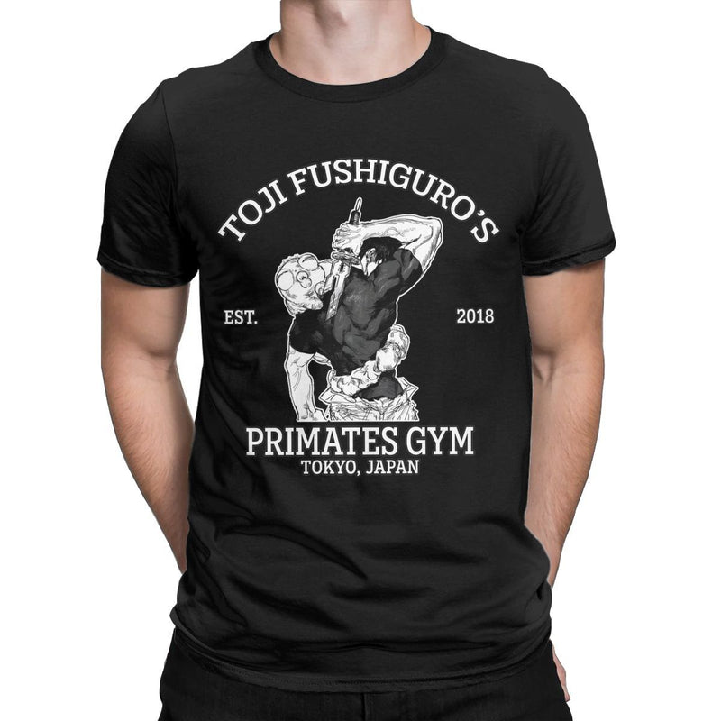 Leisure Toji's Primates Gym Toji Fushiguro T-Shirts for Men