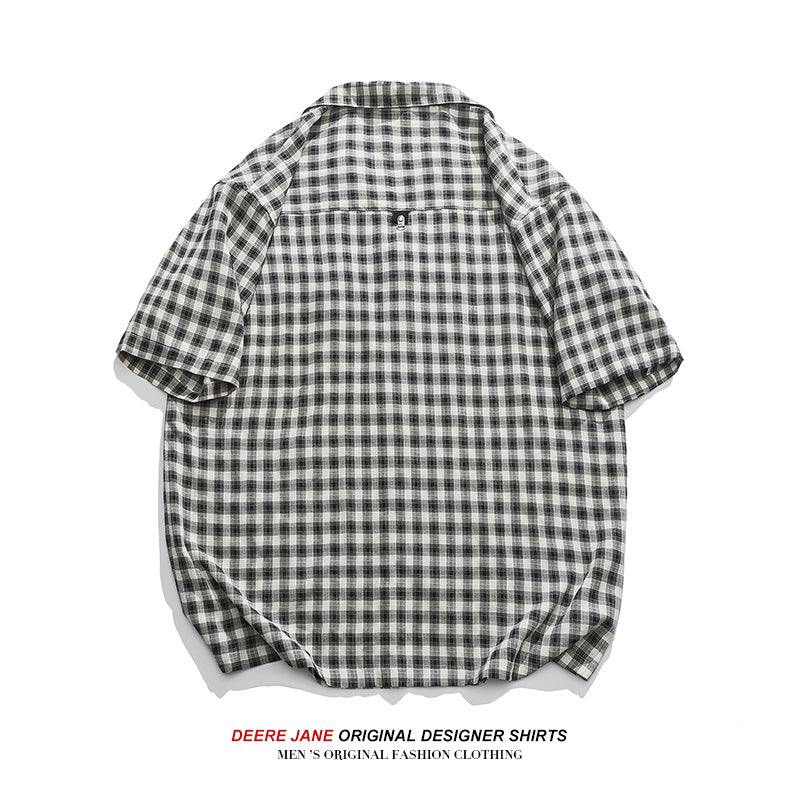 Men's Shirt Short-Sleeved Shirt Men's Summer Loose Casual