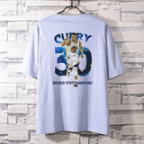 Basketball Sports T Shirt Curry Sports Short-Sleeved T-Shirt Male Student Korean Style Loose