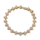 Chains Creative Copper with Zircon Infinity Cross Necklace St. Valentine's Spectrum