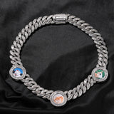 Chains Hip Hop Necklace ins Gold Diamond Cuban Chain St. Valentine's Spectrum