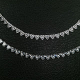 Chains Diamond Necklace Love Full Diamond Necklace ins St. Valentine's Spectrum