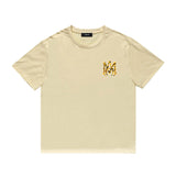 Amiri T Shirt Letter Print Casual Hip Hop Short Sleeve T-shirt