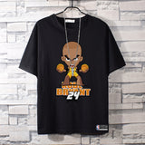 Basketball Sports T Shirt Nba Basketball Kobe James Curry Short Sleeve T-Shirt Male Student Loose