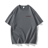 Nasa T Shirt Short Sleeve T-Shirt Summer Loose Couple Half Sleeve Top