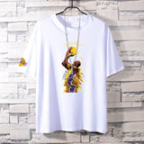 Basketball Sports T Shirt Kobe James Short Sleeve T-Shirt Male Student Loose Leisure Sports